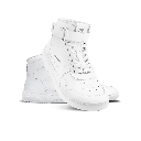 Barebarics Zing High Top Leather All White