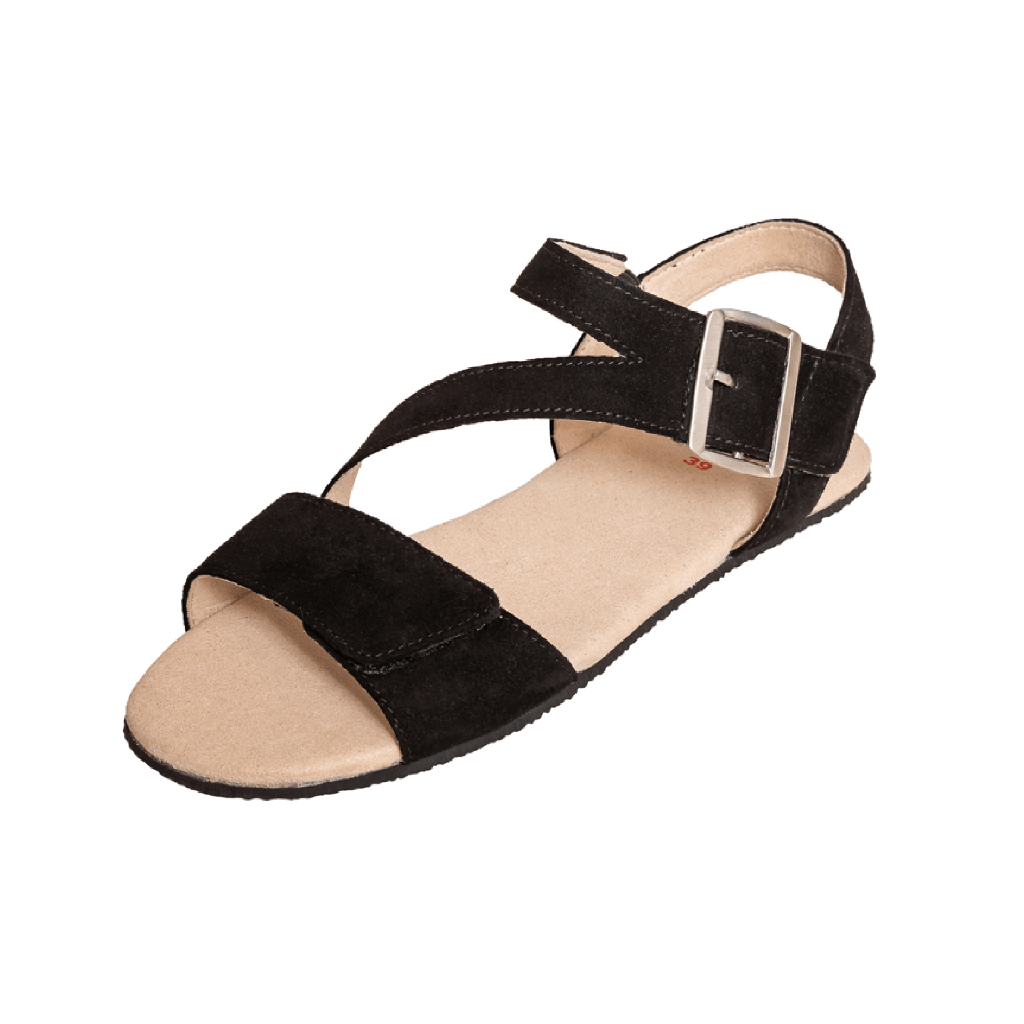 Sole Runner Juliet Suede Sandale Women Black