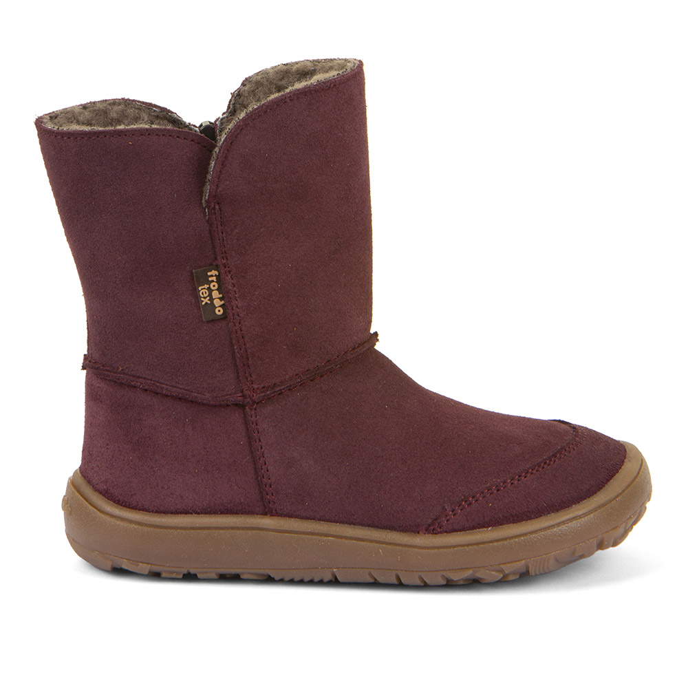 Froddo Women Stiefel Tex Suede Wool Bordeaux