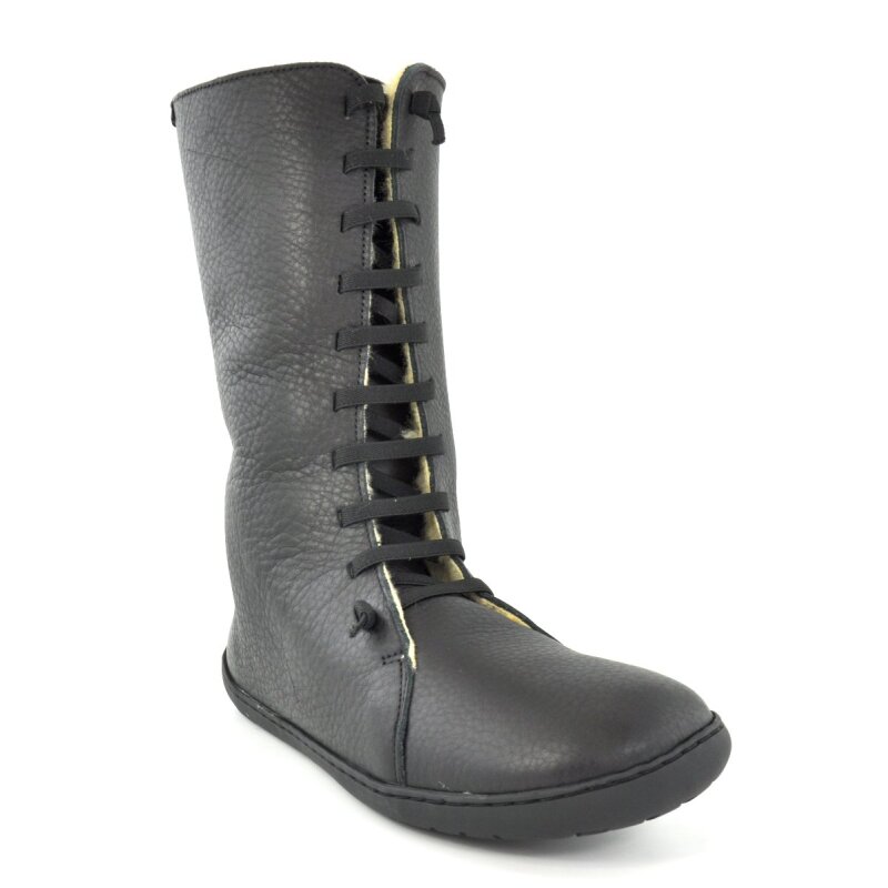 Snipe Schnürstiefel Lammfell Women Black 