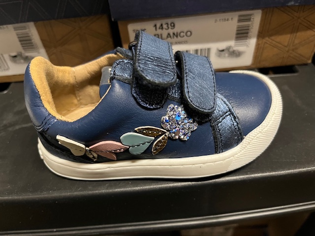 Acebo's Kleinkinder Klettschuh Blau