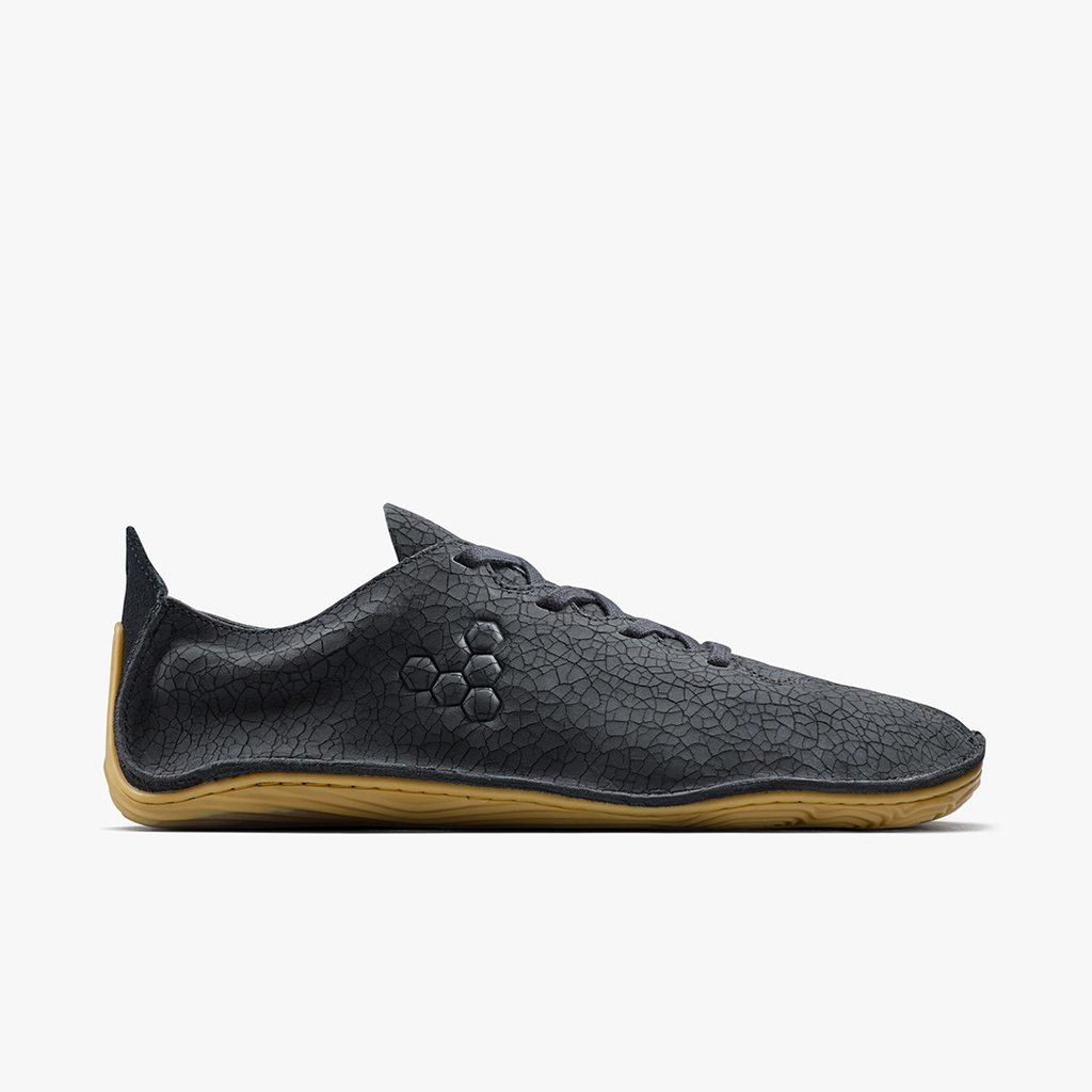 VIVOBAREFOOT SENSUS II MENS OBSIDIAN CRACKED LEATHER
