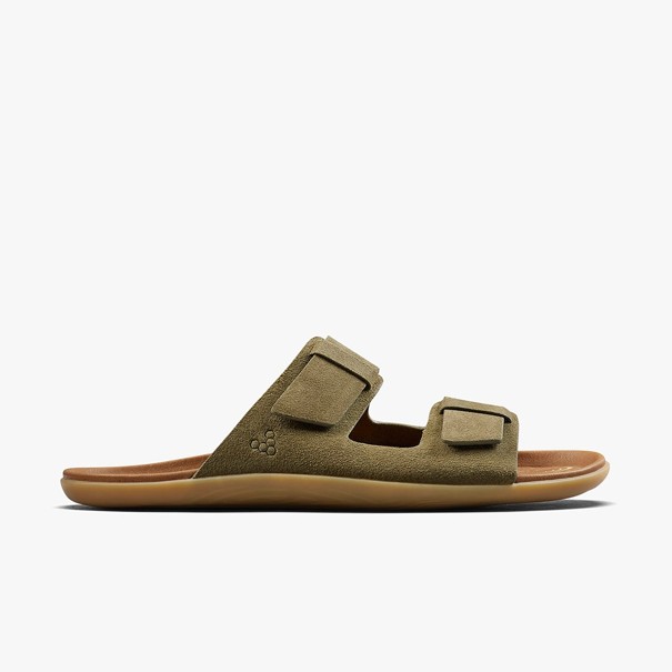 VIVOBAREFOOT SENSUS YIN SLIDE MENS DARK OLIVE