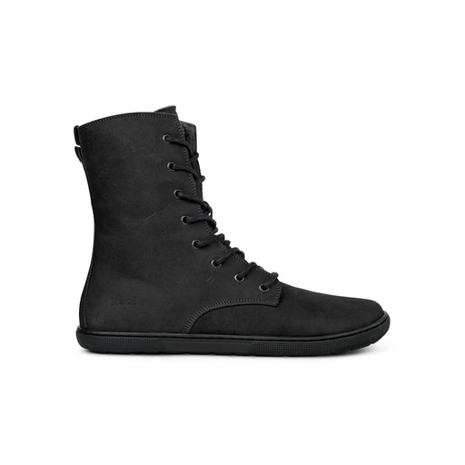 Koel Faro Women Leather Lambswool Black