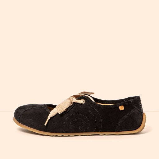 EL NATURALISTA Ondina Mary Jane Nubuck Women Black