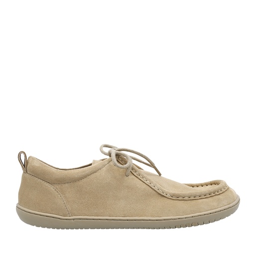 GROUNDIES Cricket Suede Men Barefoot + Beige
